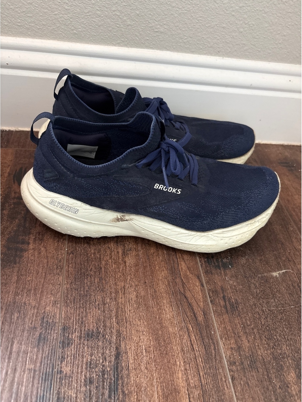 11M 12.5W Glycerin 21 StealthFit Peacoat Blueprint Onyx Navy Blue Brooks